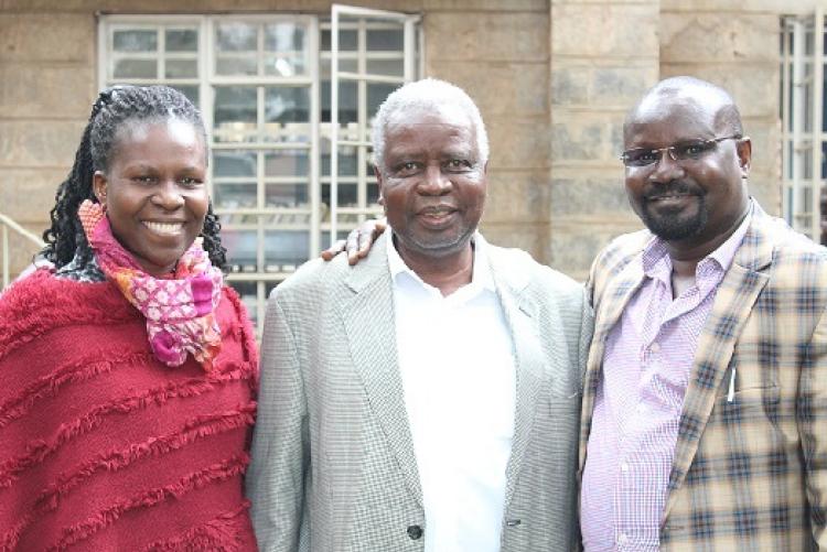 From left: Prof. Salome Bukachi, Prof. Simiyu Wandibba and Prof. Charles Olungah